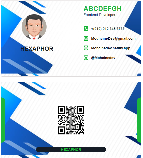 Visiting Card Image